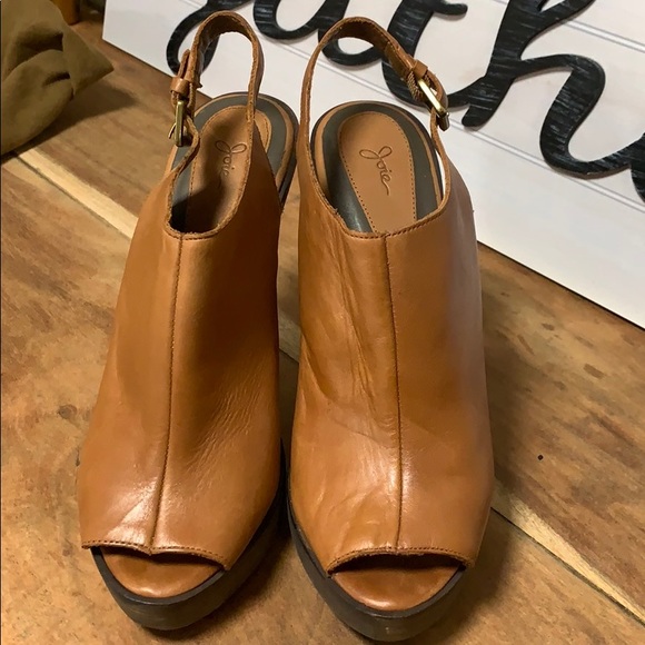 Joie Peep-Toe leather sandals 40 - Picture 1 of 8